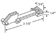 TechnologyLK Slide Guide for Tubular Window Balance, White | 85507