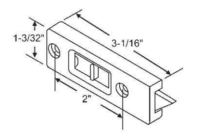 TechnologyLK Tilt Window Latch, White, 2&quot; Screw Holes - Package | 85618WA