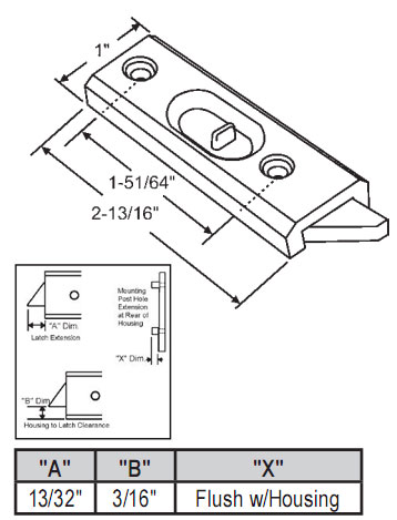 TechnologyLK Tilt Window Latch, White, Left Hand ONLY | 85773LH