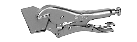 C.R. Laurence CRL 8&quot; Flat Jaw Vise Grip Sheet Metal Working Pliers | 8R