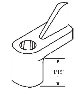 TechnologyLK STB Window Screen Clips, Plastic, Natural, 1/16&quot; - Pack of 25 | 9078