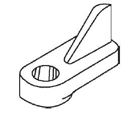 TechnologyLK STB Window Screen Clips, Plastic, Natural, Flush - Package | 90834