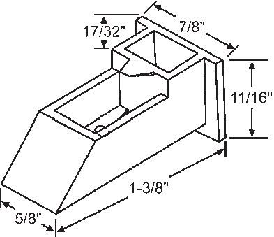 TechnologyLK STB Top Sash Guide for Window Channel Balances | 90010066