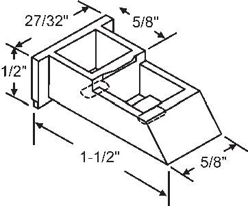 TechnologyLK STB Top Sash Guide for Window Channel Balances  | 90010122
