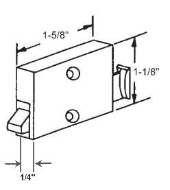 TechnologyLK STB Tilt Latch. Plastic, Black | 90010278