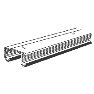 TechnologyLK E-Z Roll Sliding Door Track Only, 46-1/2&quot; Track for 4 ft Door Opening | 900126434