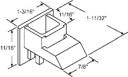 TechnologyLK STB Top Sash Guide for Window Channel Balances, Set | 90013531A