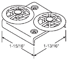 STB Sliding Patio Screen Door Roller | 90014226