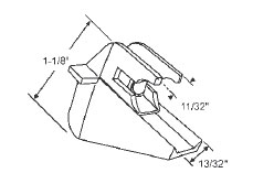 TechnologyLK STB Bottom Guide for Window Channel Balance, Unattached | 90015468