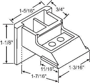 TechnologyLK STB Top Sash Guide for Window Channel Balances | 90015768