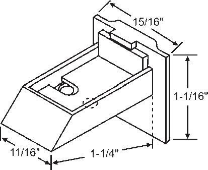 TechnologyLK STB Top Sash Guide for Window Channel Balances | 90015838X