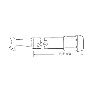 TechnologyLK STB Pole Hook Assembly, 8 ft. | 900168428