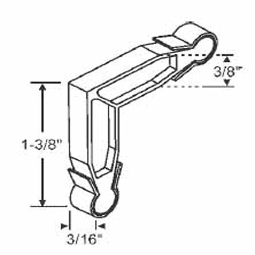TechnologyLK STB Corner Key Window Frames, Die Cast, Mill Color - 25 Per Pack | 90017541