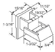 Window Channel Top Sash Guide | 9001884A
