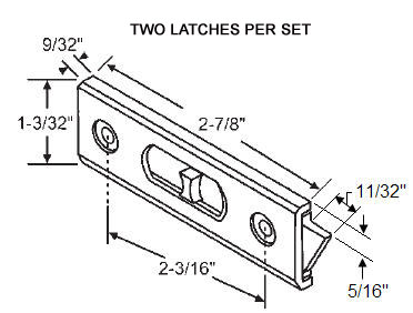 TechnologyLK STB Tilt Window Latch, White - Package | 90019450WA