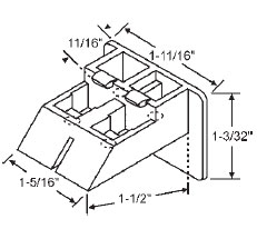 TechnologyLK STB Top Sash Guide for Window Channel Balances  | 90019798