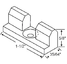 TechnologyLK STB Sliding Window Glide, Nylon - Package | 9001987
