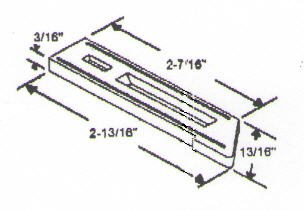 Side button thumb latch | 900-14340BE | 90020824LW
