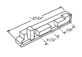 Weep Hole Cover, White | 900-2478 | 9002478