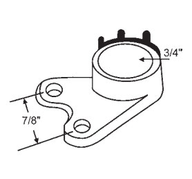 TechnologyLK STB Plastic Torque Bar Bearing - Pair | 900282