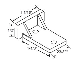 TechnologyLK STB Sliding Window Glide, Nylon - Package | 9005159