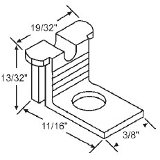 TechnologyLK STB Sliding Window Glide, Nylon - Package | 9005215