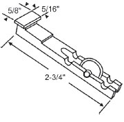 9/16&quot; Nylon Window Roller Assembly - Package | 900-8423  | 9008423