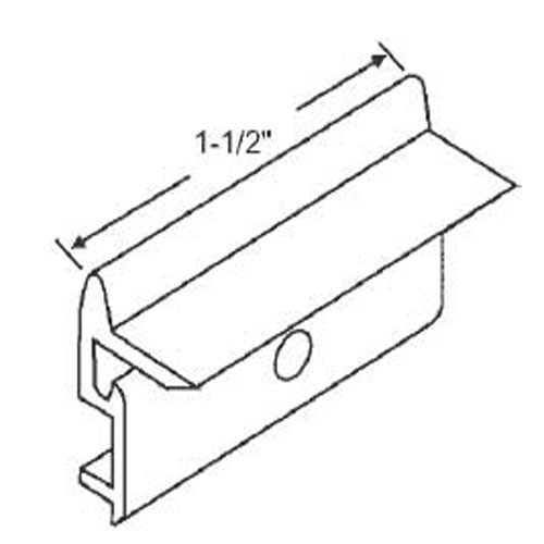 TechnologyLK STB Sliding Window Latch and Pull, Extruded Aluminum, Black, 1-1/2&quot; | 9008615
