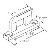 TechnologyLK STB Window Spring Catch Keeper for 32-277 | 9009107