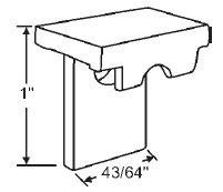 Window Channel Sash Stops | 9009500AW