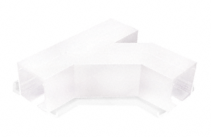 C.R. Laurence CRL SPS Standard Self-Guiding 90 Degree Right Hand Intersection-White Powder Paint | 90S90RW