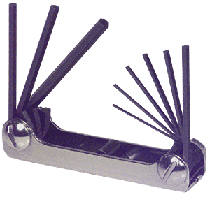 C.R. Laurence CRL U.S.E. Allen/Hex Key Wrench Set - .05&quot; to 3/16&quot; | 91S