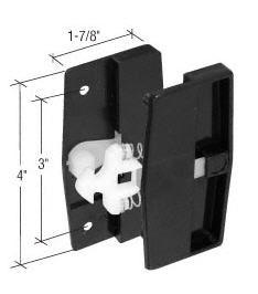 C.R. Laurence Sliding Screen Door Latch and Pull; 3&quot; Screw Holes for Columbia 1/2&quot; Thick Doors | A109