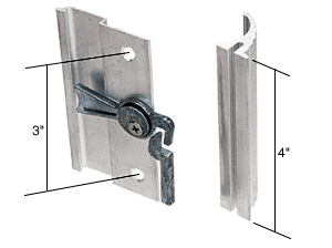 C.R. Laurence CRL Sliding Screen Latch and Pull; 3&quot; Screw Holes | A110