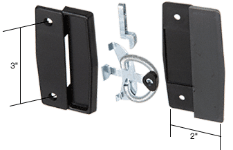 C.R. Laurence CRL Sliding Screen Latch and Pull; 3&quot; Screw Holes for Academy &amp; Better-Bilt Doors | A139