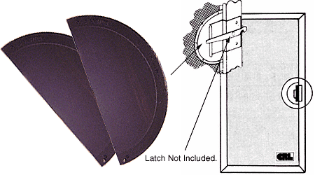 C.R. Laurence CRL Screen Door Pull Shield - Bulk | A141B
