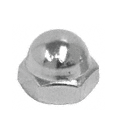 C.R. Laurence CRL Zinc Acorn Cap Nut for 1-1/2&quot; and 2&quot; Standoffs | ACN3816Z