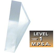 C.R. Laurence CRL Level 1 Bullet Resistant Acrylic Panel (Custom Size) | ACRYL1C1