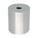 CRL Brushed Stainless Clad Aluminum Standoff Base 1-1/2&quot; Diameter by 1-1/2&quot; Long 

 | ACSB112112BS