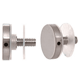 CRL Brushed Stainless Clad Aluminum 1-1/2&quot; Diameter Standoff Cap Assembly 
 | ACSC112BS