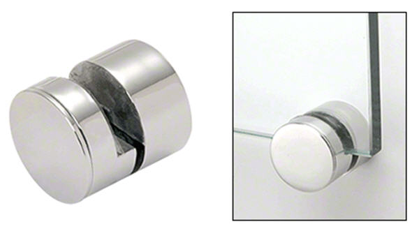 CRL 1-1/4&quot; 316 Polished Stainless Steel Adjustable Edge Grip | AEG114PS