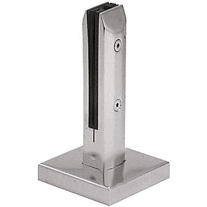 C.R. Laurence CRL Beveled One-Piece Surface Mount Frameless Windscreen Clamp | AFWC1SBS