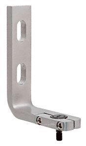 C.R. Laurence CRL Left Hand Brushed Nickel Pivot Bracket | AGT2LBS