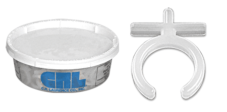 C.R. Laurence CRL Flexible Muntin Locator for 36004 &amp; 36006 Muntin - Pack of 100 | AM06