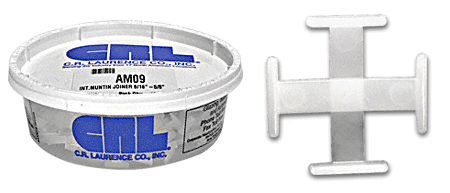 C.R. Laurence CRL Internal Muntin Joiner for 36009 &amp; 36012 Muntin - Pack of 100 | AM609
