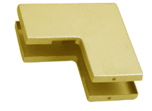 C.R. Laurence CRL Polished Brass Finish Replacement Cover Plates For PH60 Sidelite Patch Stop | AMR160BR