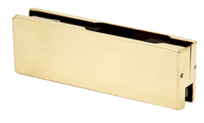 C.R. Laurence CRL Polished Brass Finish Top or Bottom Patch Fitting - Less Fitting | AMR201BR