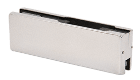 C.R. Laurence CRL Polished Stainless Finish Top or Bottom Patch Fitting - Less Fitting | AMR201PS