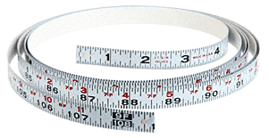 C.R. Laurence CRL Left Hand Snow Cut-Off Gauge Measurement Tape | AP63L