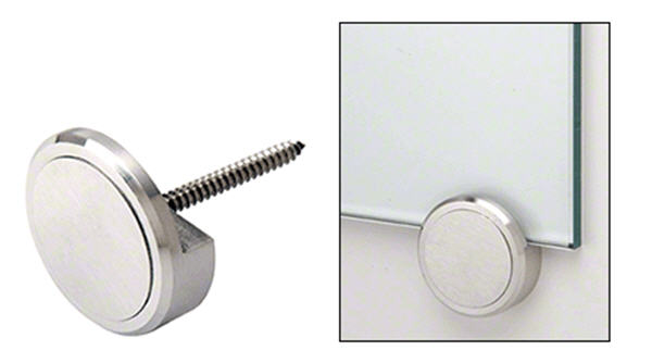 CRL Brushed Stainless 1-1/4&quot; Panel Clip  | APC114BS